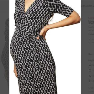Motherhood Maternity Faux Wrap Dress